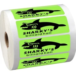 Sticker by the Roll - Rectangle - 1-1/4 inches x 3-5/8 inches