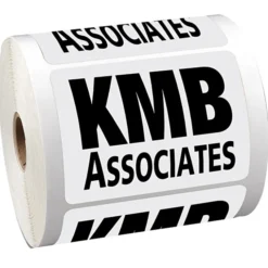 Sticker by the Roll - Rectangle - 2-3/4 inches x 3-3/4 inches