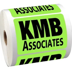 Sticker by the Roll - Rectangle - 2-3/4 inches x 3-3/4 inches