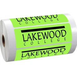 Sticker by the Roll - Rectangle - 1-3/4 inches x 5-1/4 inches