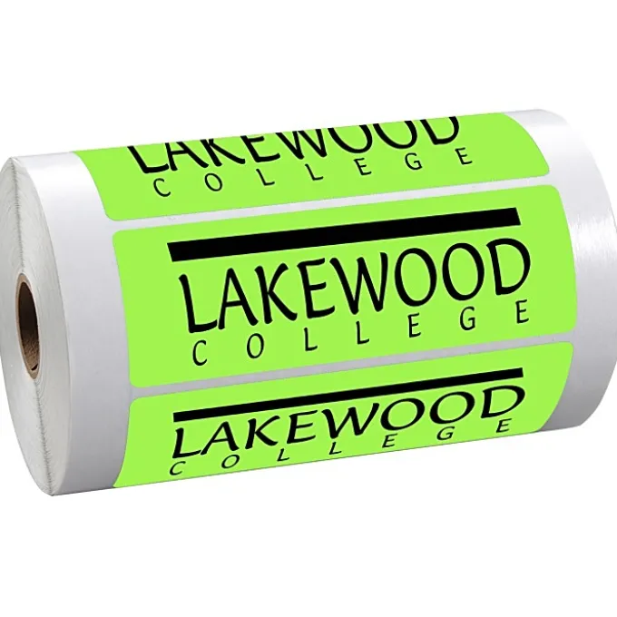 Sticker by the Roll - Rectangle - 1-3/4 inches x 5-1/4 inches