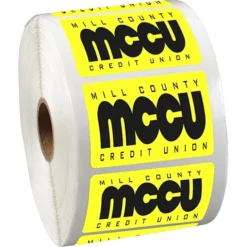 Sticker by the Roll - Rectangle - 1-1/2 inches x 2-1/4 inches