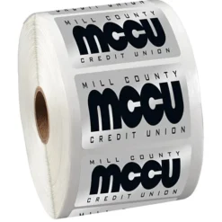 Sticker by the Roll - Rectangle - 1-1/2 inches x 2-1/4 inches