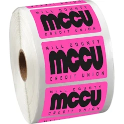 Sticker by the Roll - Rectangle - 1-1/2 inches x 2-1/4 inches