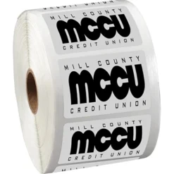 Sticker by the Roll - Rectangle - 1-1/2 inches x 2-1/4 inches