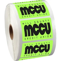 Sticker by the Roll - Rectangle - 1-1/2 inches x 2-1/4 inches