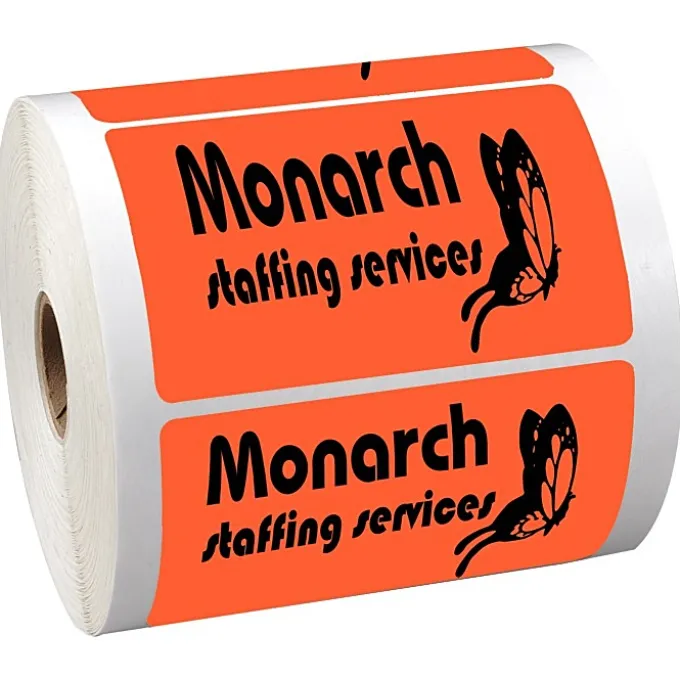 Sticker by the Roll - Rectangle - 2-3/8 inches x 3-3/4 inches