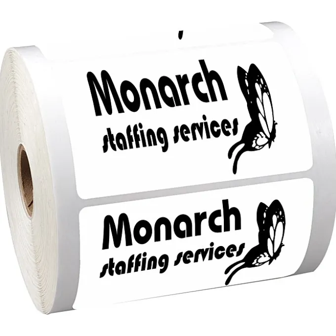 Sticker by the Roll - Rectangle - 2-3/8 inches x 3-3/4 inches
