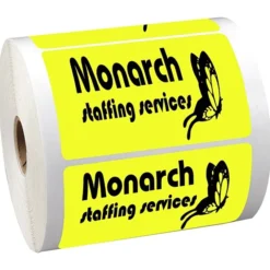 Sticker by the Roll - Rectangle - 2-3/8 inches x 3-3/4 inches