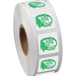 Sticker by the Roll - Square - 3/4 inches x 3/4 inches