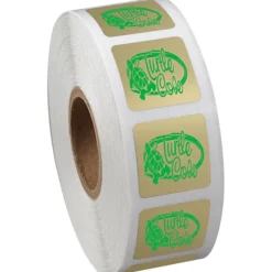 Sticker by the Roll - Square - 3/4 inches x 3/4 inches