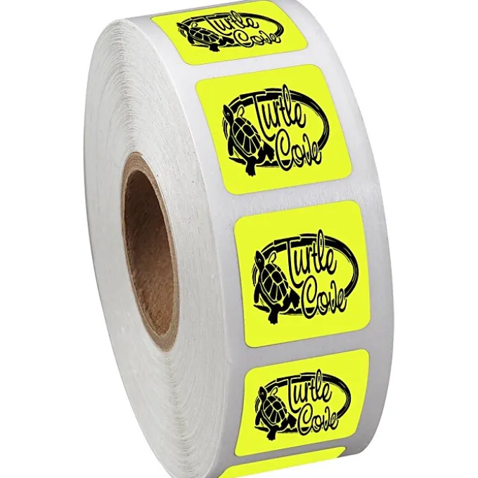 Sticker by the Roll - Square - 3/4 inches x 3/4 inches