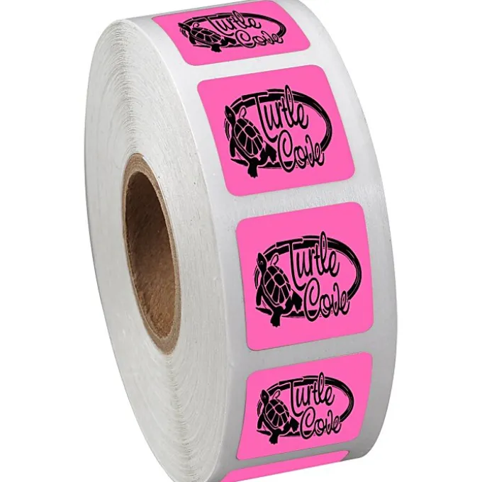 Sticker by the Roll - Square - 3/4 inches x 3/4 inches