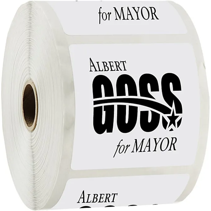 Sticker by the Roll - Square - 3 inches x 3 inches