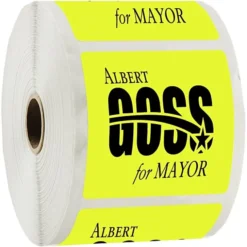 Sticker by the Roll - Square - 3 inches x 3 inches