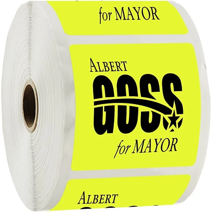 Sticker by the Roll - Square - 3 inches x 3 inches