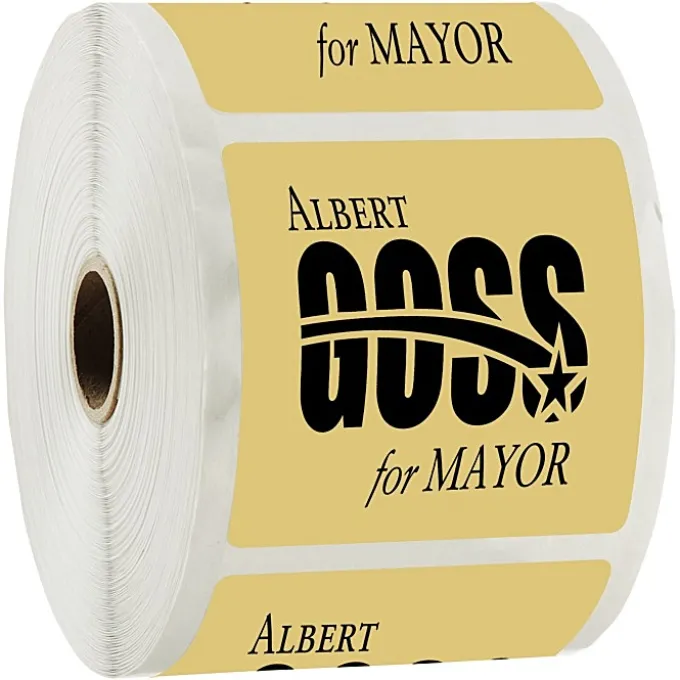 Sticker by the Roll - Square - 3 inches x 3 inches