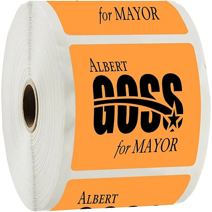 Sticker by the Roll - Square - 3 inches x 3 inches