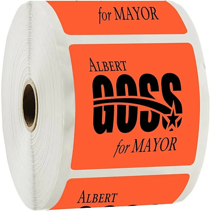 Sticker by the Roll - Square - 3 inches x 3 inches