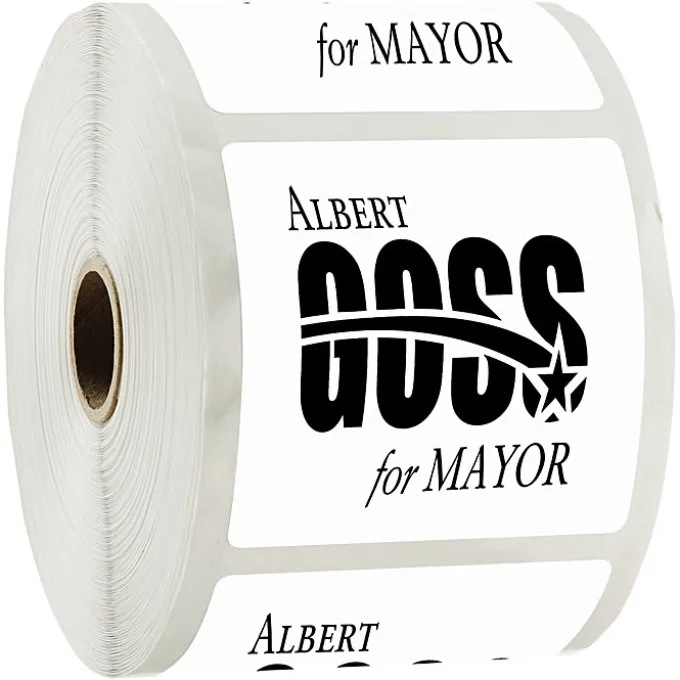 Sticker by the Roll - Square - 3 inches x 3 inches