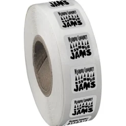 Sticker by the Roll - Square - 1/2 inches x 1/2 inches