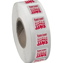 Sticker by the Roll - Square - 1/2 inches x 1/2 inches