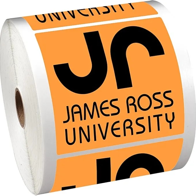 Sticker by the Roll - Square - 3-3/4 inches x 3-3/4 inches