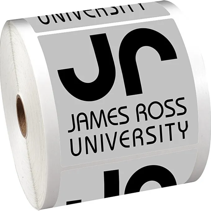 Sticker by the Roll - Square - 3-3/4 inches x 3-3/4 inches