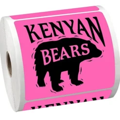 Sticker by the Roll - Square - 4 inches x 4 inches