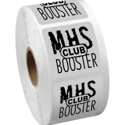 Sticker by the Roll - Square - 1-1/2 inches x 1-1/2 inches