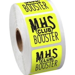 Sticker by the Roll - Square - 1-1/2 inches x 1-1/2 inches
