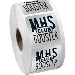 Sticker by the Roll - Square - 1-1/2 inches x 1-1/2 inches