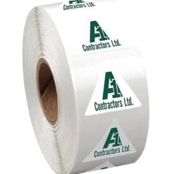 Sticker by the Roll - Triangle - 7/8 inches x 1 inch