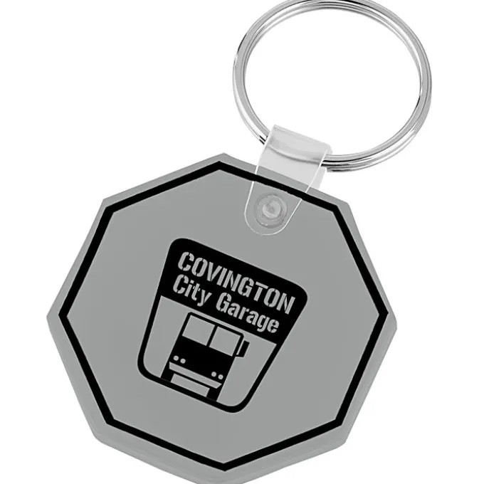 Stop Sign Soft Keychain - Opaque