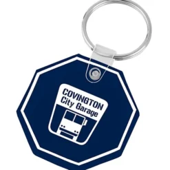 Stop Sign Soft Keychain - Opaque