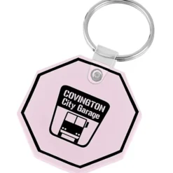 Stop Sign Soft Keychain - Opaque