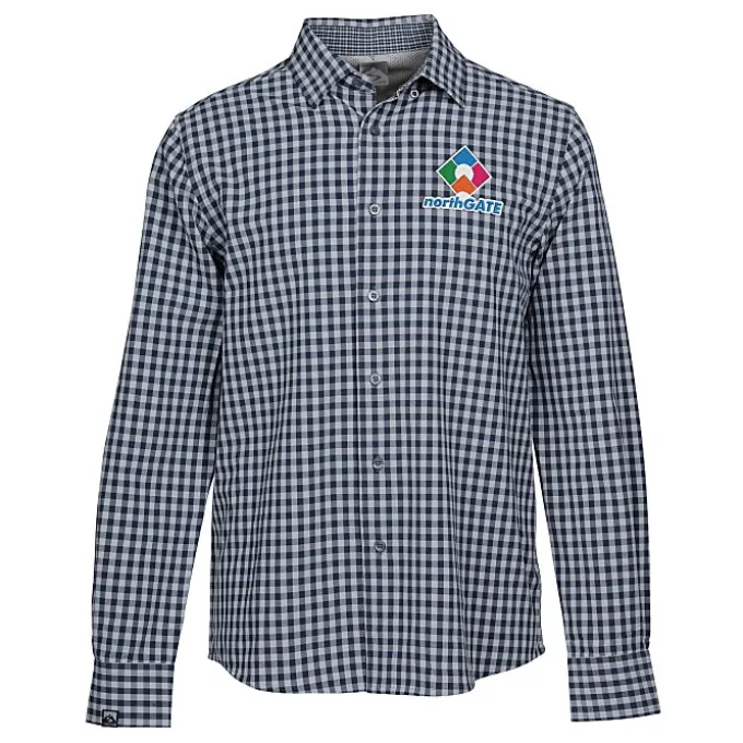 Storm Creek Gingham Performance Stretch Woven Shirt - Men's