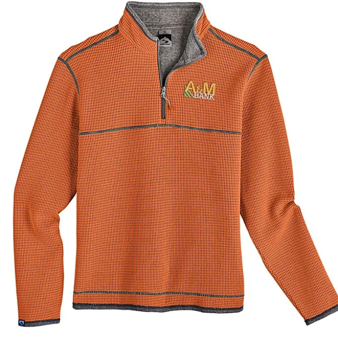 Storm Creek Jarret Waffle Knit 1/4-Zip Fleece - Men's