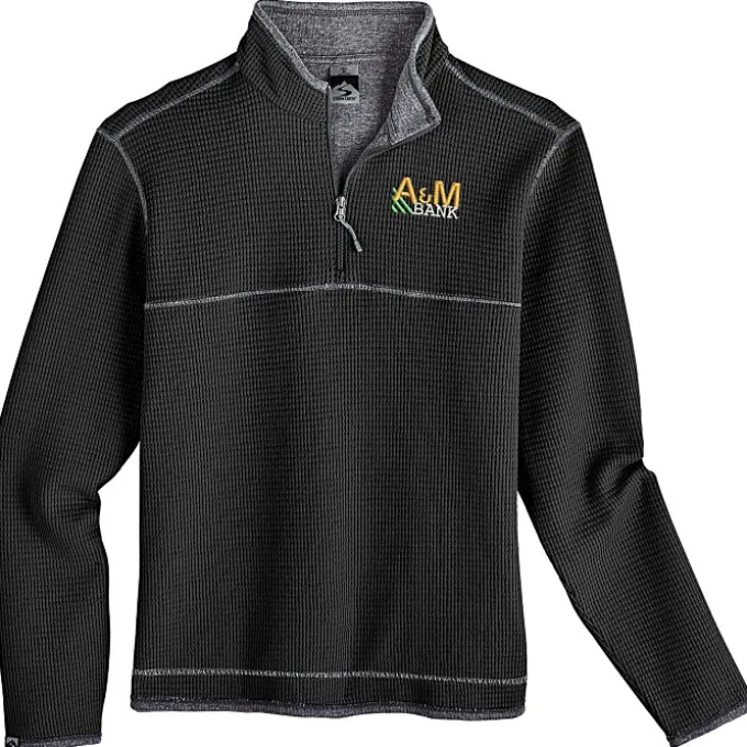 Storm Creek Jarret Waffle Knit 1/4-Zip Fleece - Men's