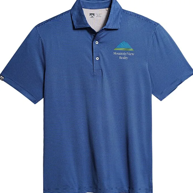 Storm Creek Optimist II Microstripe Polo - Men's