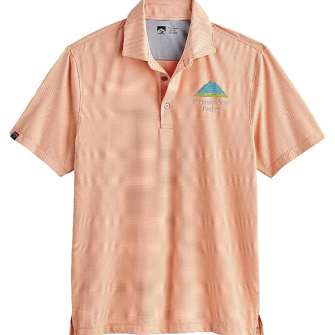 Storm Creek Optimist II Microstripe Polo - Men's