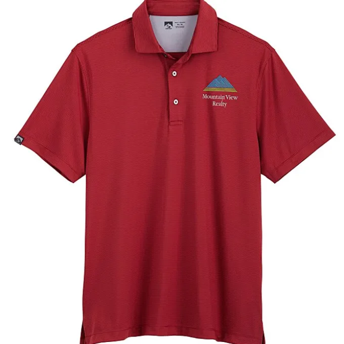 Storm Creek Optimist II Microstripe Polo - Men's