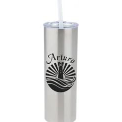 Straight Up Vacuum Tumbler with Straw - 15 oz.
