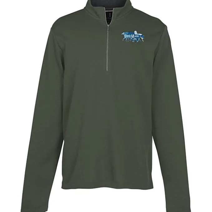 Stratton Wool Blend 1/4-Zip Knit Pullover - Men's - 24 hr
