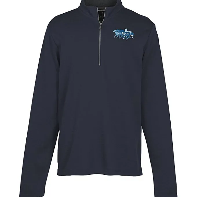 Stratton Wool Blend 1/4-Zip Knit Pullover - Men's - 24 hr