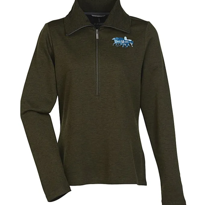 Stratton Wool Blend 1/2-Zip Knit Pullover - Ladies'