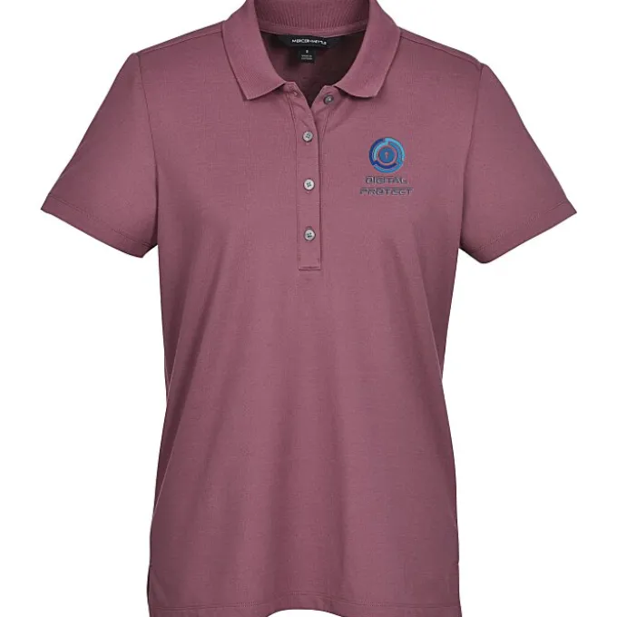 Stretch Diamond Pique Polo - Ladies'