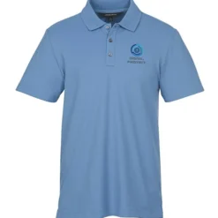 Stretch Diamond Pique Polo - Men's