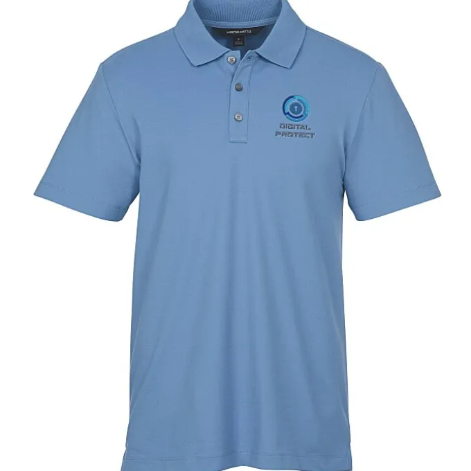 Stretch Diamond Pique Polo - Men's