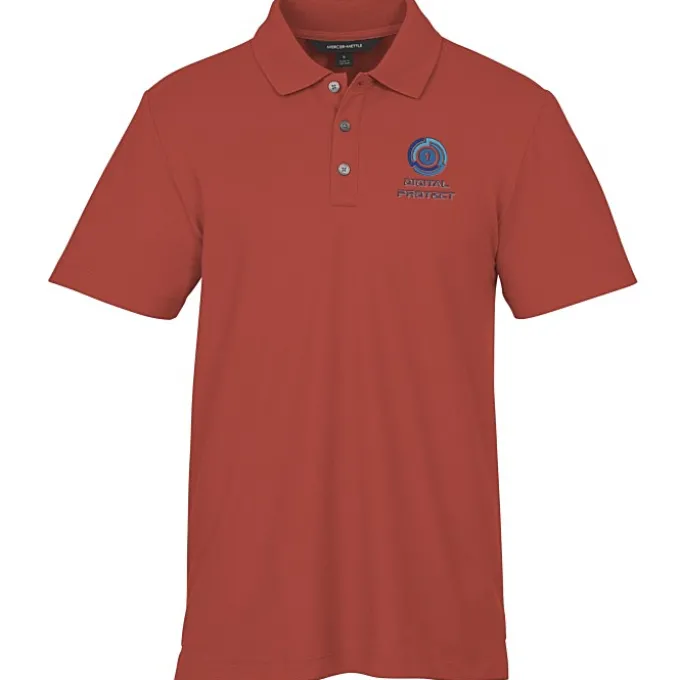 Stretch Diamond Pique Polo - Men's